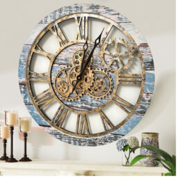 Solid Wood Wall Clock