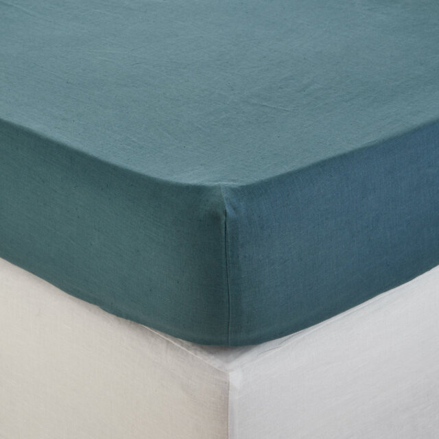 Carlina 100% Linen Plain Weave / Muslin Fitted Sheet