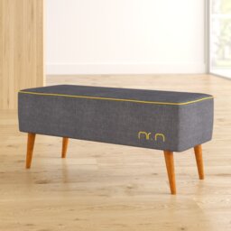 Mr. M Polyester Blend Upholstered Bench