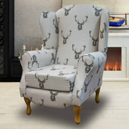 81Cm Wide Cotton Armchair