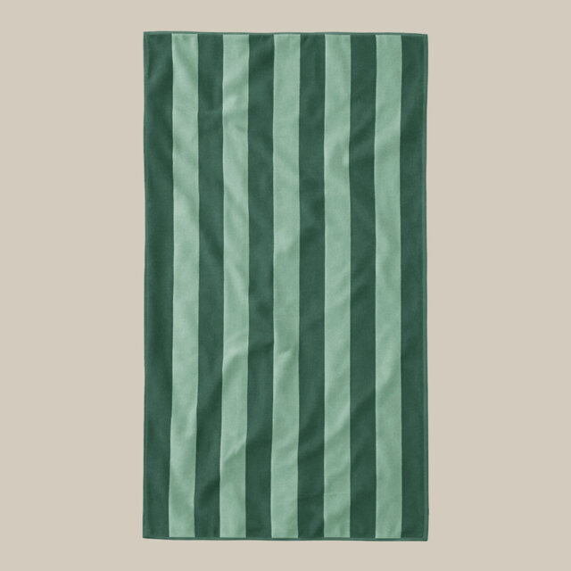 Organic Cotton Striped Beach Towel