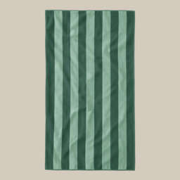 Organic Cotton Striped Beach Towel