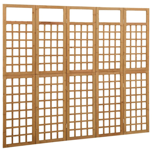 Merritt Solid Wood Folding Room Divider