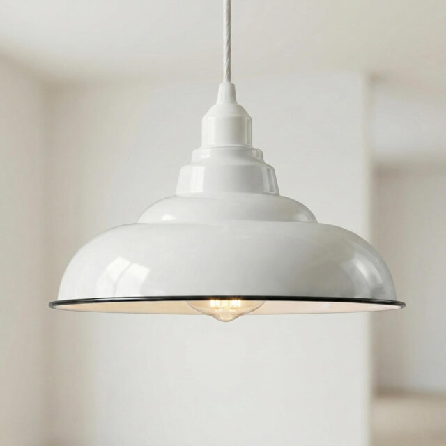 17cm H Metal Bowl Lamp Shade