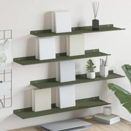 Floating Shelf Wall-Mounted Steel Home Storage Shelving Modern Shelves