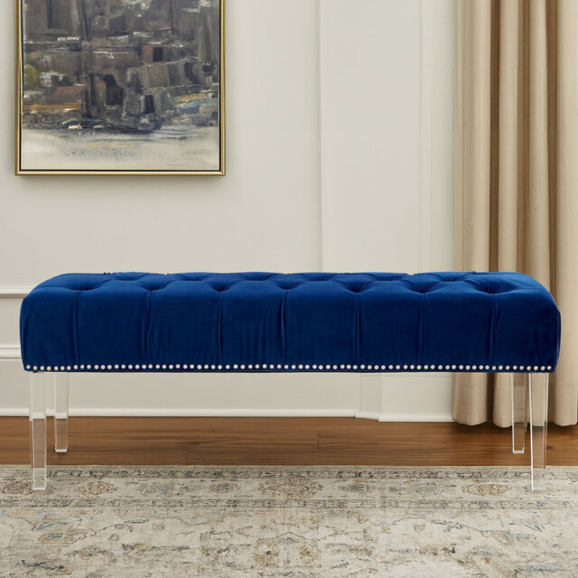 Sabrina Polyester Upholstered Bench