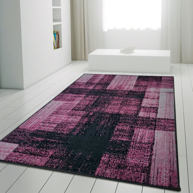 Aayusha Violet/Black Rug