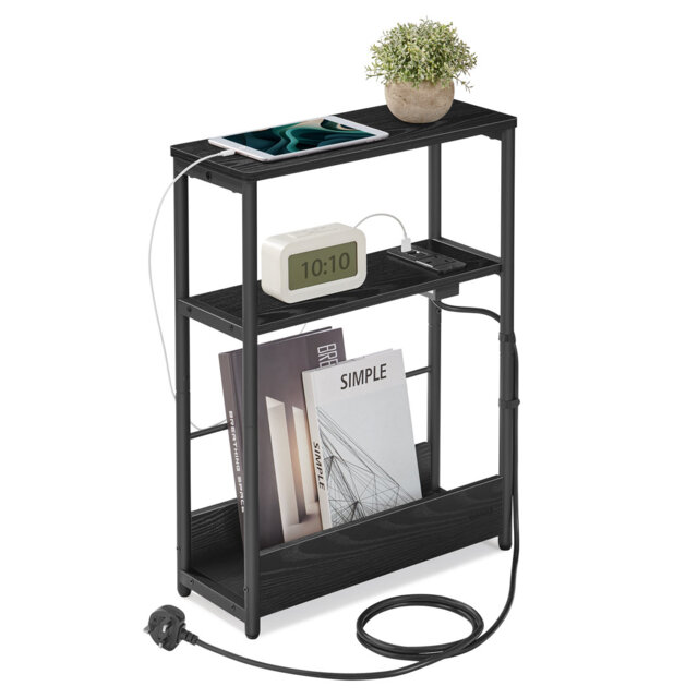 Antioch Floor Shelf End Table