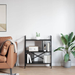 75cm W Steel Etagere Bookcase