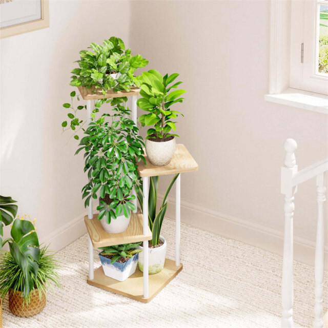 4 Tier Plant Stand For Indoor And Outdoor