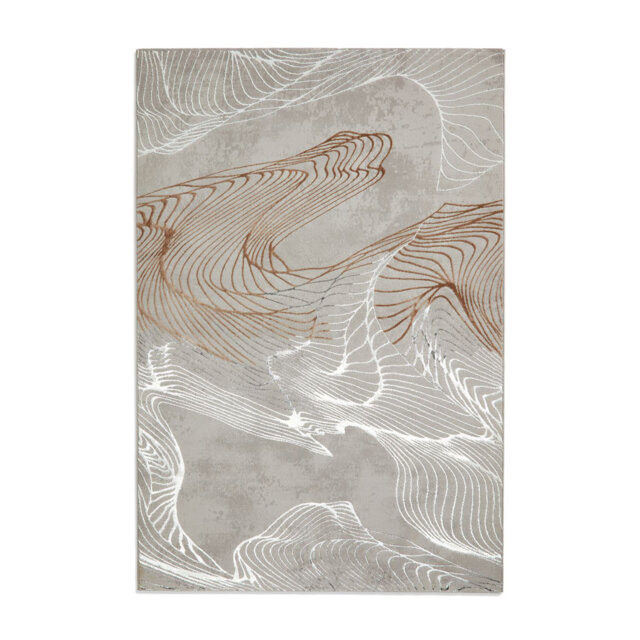 Creation area rug Machine Woven Rectangle Grey