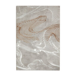 Creation area rug Machine Woven Rectangle Grey