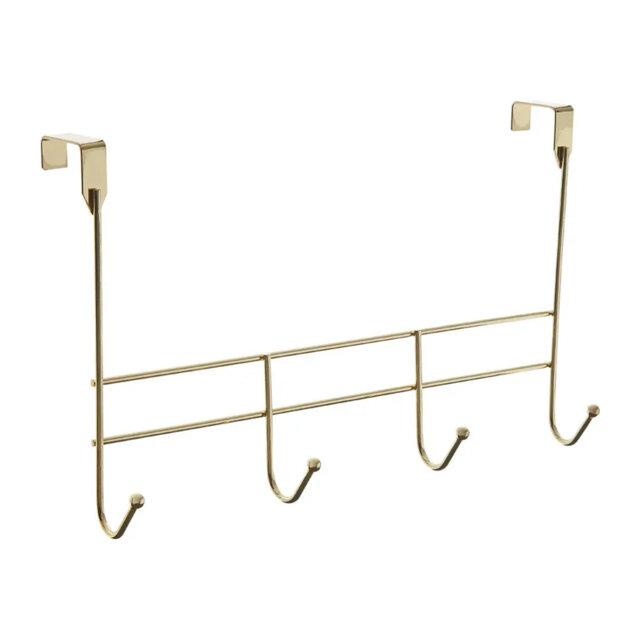 Iron Over-the-Door 4 - Hook Wall Mounted Coat Rack