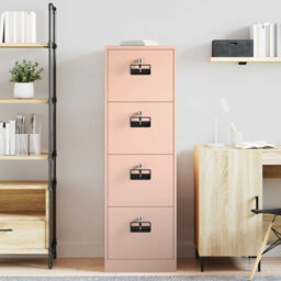 File Cabinet With Drawer With Shelf Geometric Cold-Rolled Steel Modern