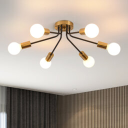 Bujer 6-Light 54cm Dimmable Sputnik Sphere Semi Flush Mount
