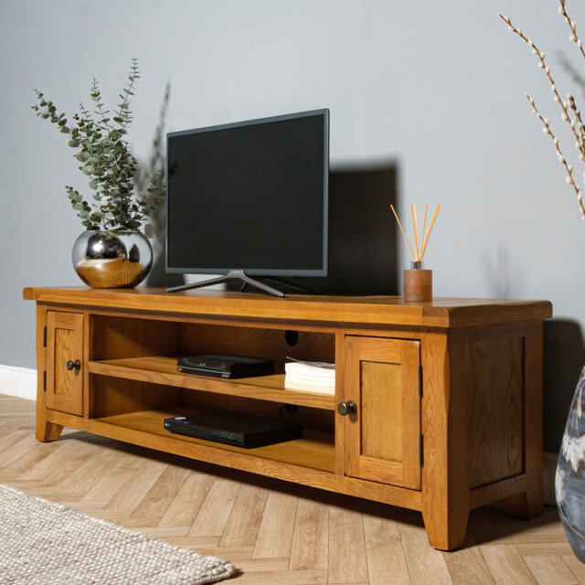 "Cobscook Unfinished TV Stand for TVs up to 75"""