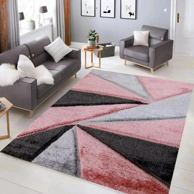 New Stylish Large Shaggy Rugs Hallway Runner Living Room Bedroom Rug Carpet Mats