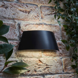 Deneesha Matte Black 8cm H Integrated LED Outdoor Sconce