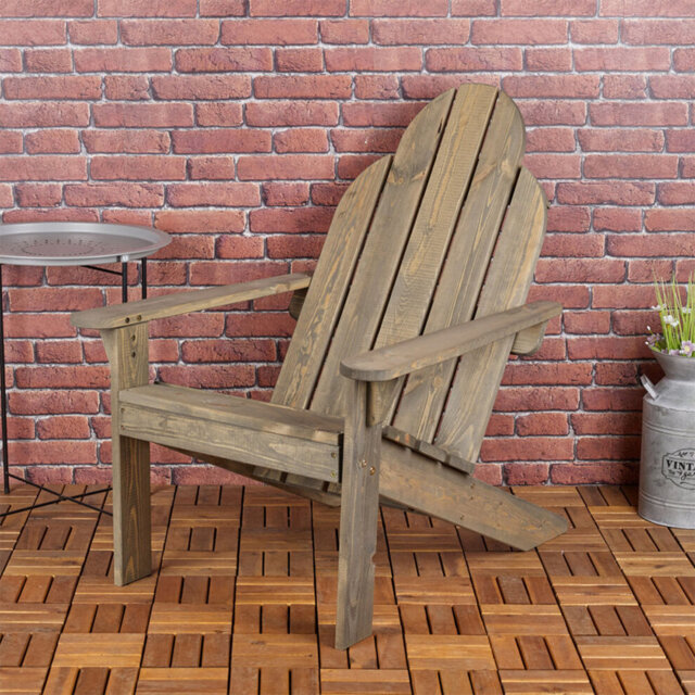 Deck Chairs For Patio/porch & Outdoor/Adirondack Wood Chair