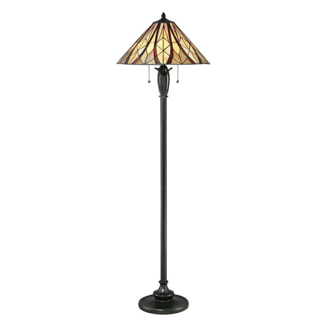 Ellzey 149.4cm Valiant Bronze Traditional Floor Lamp