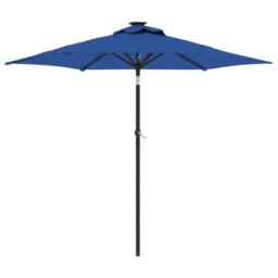 Vidaxl Parasol with Steel Pole