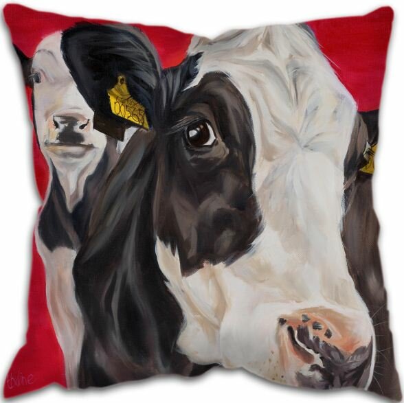 Dawley Faux Leather Cushion with Filling