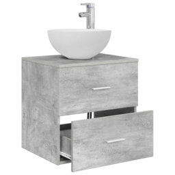 Single Bathroom Vanity with Ceramic Basin
