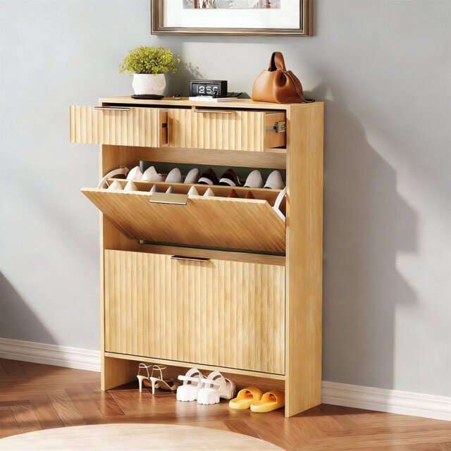 10 Pair Shoe Storage Cabinet