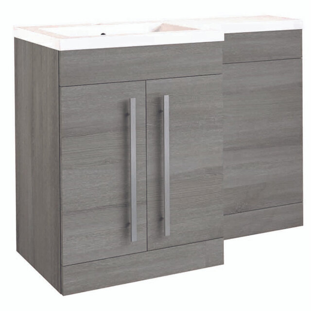 Clifton 600mm Wall Mounted Single Bathroom Vanity with Vitreous China Basin