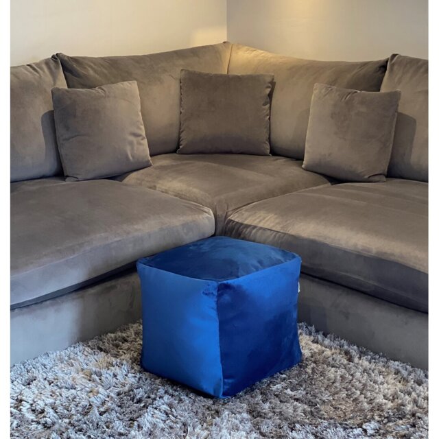 Velvet Refillable Classic Bean Bag