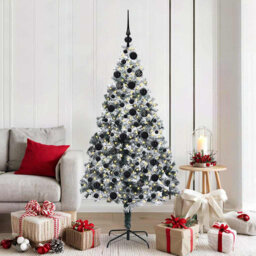 Artificial Christmas Tree with 300 LEDs with Stand Green
