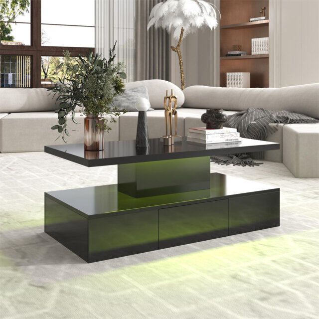 Campbelle Block Coffee Table with Storage