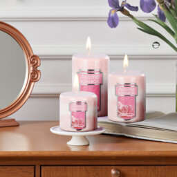 Plant / Floral Scented Pillar Candle