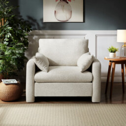 Shorewood Textured Fabric Armchair