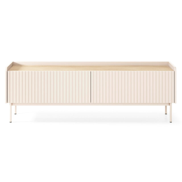 Liwelo TV Cabinet Two-Door 153 cm Grey-Beige