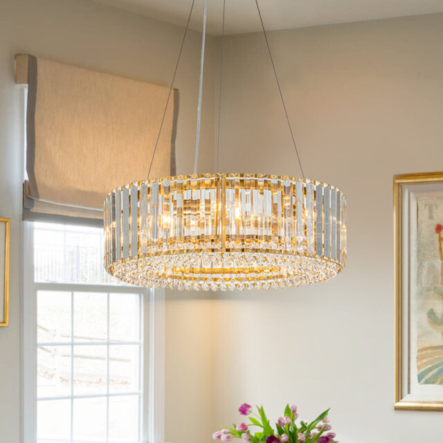 Craggie Drum Crystal Chandelier