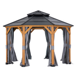 Curtain For Cedar Wood Gazebo 395cm X 395cm
