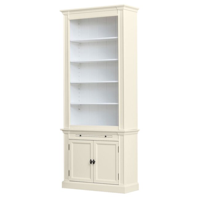 Mckernan 240cm H x 100cm W Solid Wood Library Bookcase