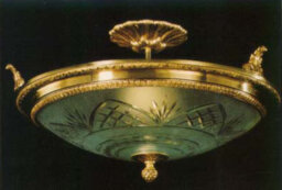 Delagarza Glass Semi Flush Mount
