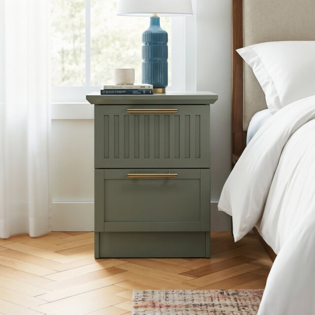 Gregory 2 Drawer Bedside Table