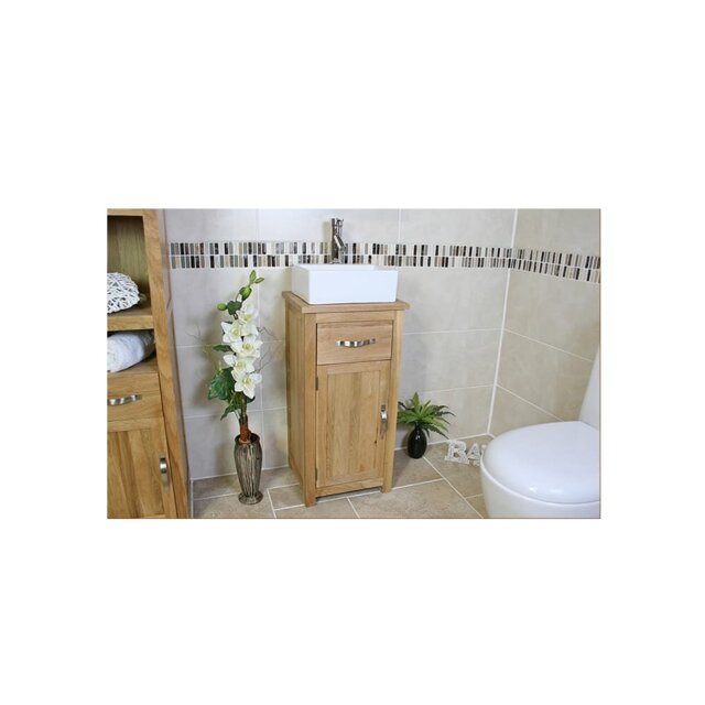 Coulombe 400mm Single Bathroom Vanity with Vessel Ceramic Basin