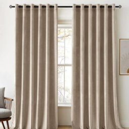 Velvet Room Darkening Curtain Panel Pair