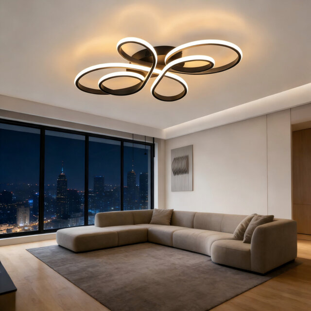 Breshayla 1-Light Butterfly LED Flush Mount