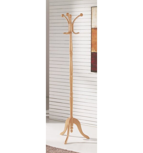 Sharpsburg Solid Wood Freestanding 6 - Hook Coat Rack