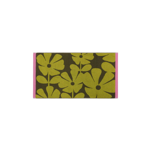 Wild Flower Blue Lagoon Cotton Towels