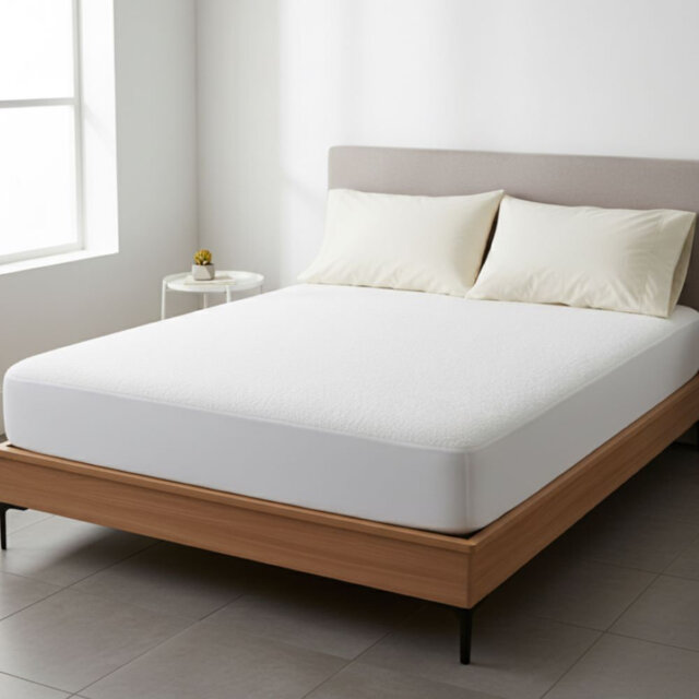 Soft Terry Mattress Protector - Breathable, Absorbent & Comfortable Mattress Protection