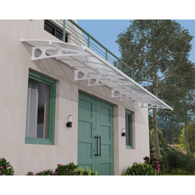 Bordeaux 1.3m W x 6.7m D Door Canopy