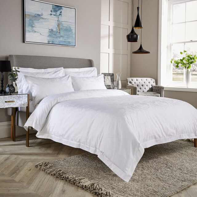 Chewning Sateen Floral Duvet Cover