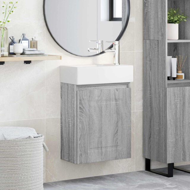 Single Bathroom Vanity with Ceramic Basin