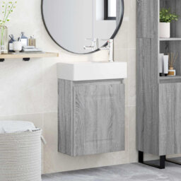 Single Bathroom Vanity with Ceramic Basin